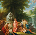 Apollon blandt hyrderne, en studie til det gamle Burgtheater i Wien - Heinrich Friedrich Füger — visning af kunstværket