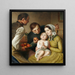 lære at tigge, Reiter-familien - Johann Baptist Reiter — indrammet kunstværk på væggen