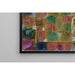 Reproduktion af maleriet af træ og arkitektoniske rytmer - Paul Klee