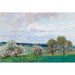 Reproduktion af maleriet af blomstrende træer i Deutschlandsberg - Alfred Zoff