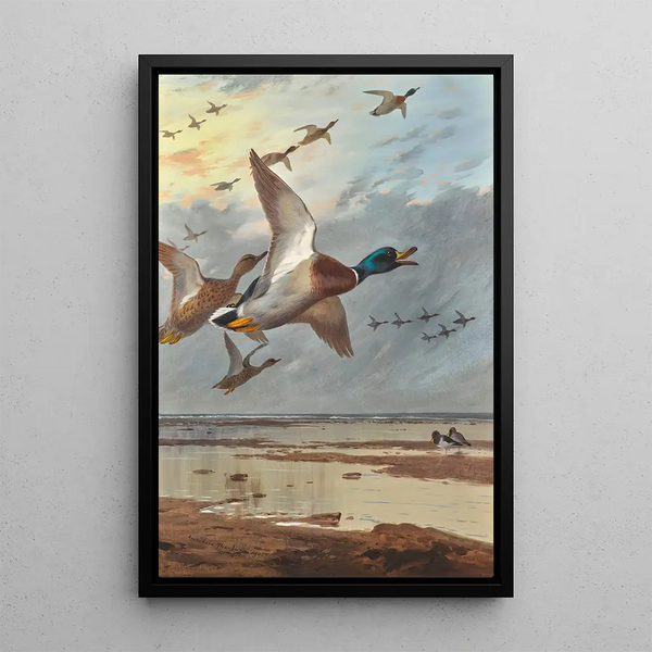 Reproduktion af maleriet Ankommer fra havet - Archibald Thorburn
