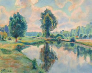 Bord de floden - Armand Guillaumin — visning af kunstværket