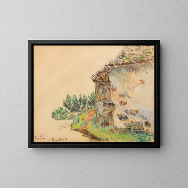 Breuillet, Île-de-France - Armand Guillaumin — indrammet kunstværk på væggen
