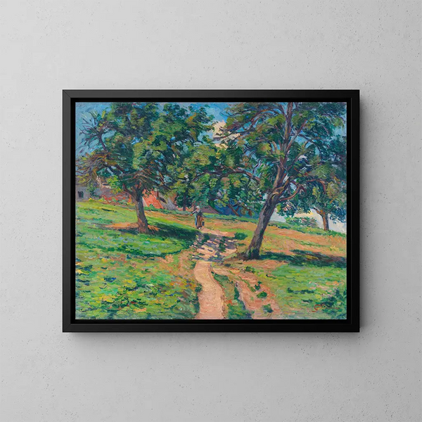 Chemin de Damiette - Armand Guillaumin — indrammet kunstværk på væggen