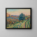 Chemin de campagne - Armand Guillaumin — indrammet kunstværk på væggen
