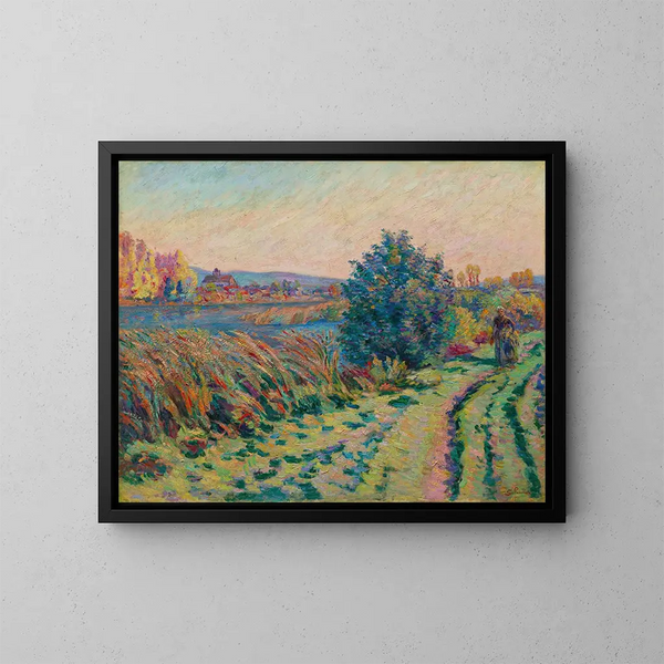 Chemin de campagne - Armand Guillaumin — indrammet kunstværk på væggen