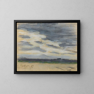 Studie af himlen - Armand Guillaumin — indrammet kunstværk på væggen