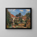 Have ved Janville-sur-Juine - Armand Guillaumin — indrammet kunstværk på væggen