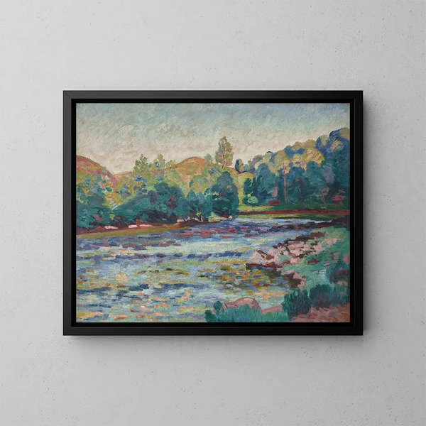 La Creuse - Armand Guillaumin — indrammet kunstværk på væggen