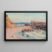 La Pierrière, Saint-Palais, tide rising - Armand Guillaumin — indrammet kunstværk på væggen