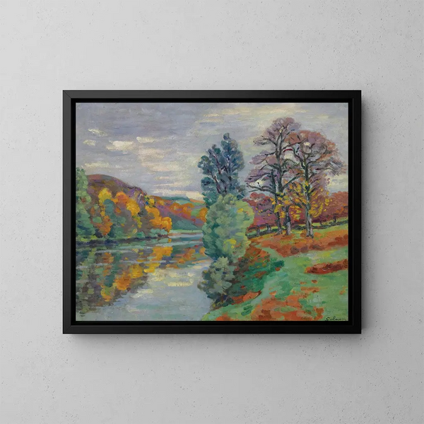 La Roche De L’echo, Crozant (1913) - Armand Guillaumin — indrammet kunstværk på væggen