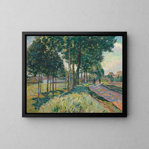 La Seine à Charenton - Armand Guillaumin — indrammet kunstværk på væggen