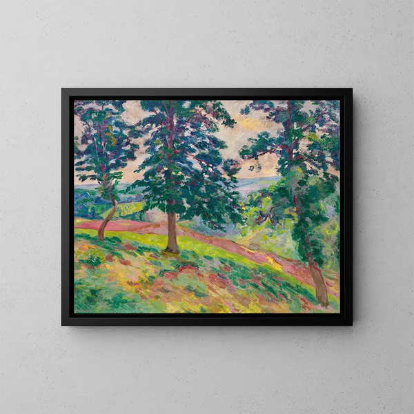 La vallée de la Creuse - Armand Guillaumin — indrammet kunstværk på væggen