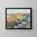 Landskab ved Crozant - Armand Guillaumin — indrammet kunstværk på væggen