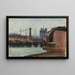 Le Pont d'Austerlitz - Armand Guillaumin — indrammet kunstværk på væggen
