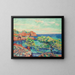 Le Trayas - Armand Guillaumin — indrammet kunstværk på væggen