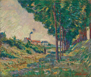 Le chemin de halage, Charenton, Île-de-France - Armand Guillaumin — visning af kunstværket