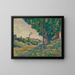 Le chemin de halage, Charenton, Île-de-France - Armand Guillaumin — indrammet kunstværk på væggen