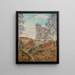 Le chemin vers dalen - Armand Guillaumin — indrammet kunstværk på væggen
