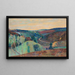 Le pont Charraud - Armand Guillaumin — indrammet kunstværk på væggen