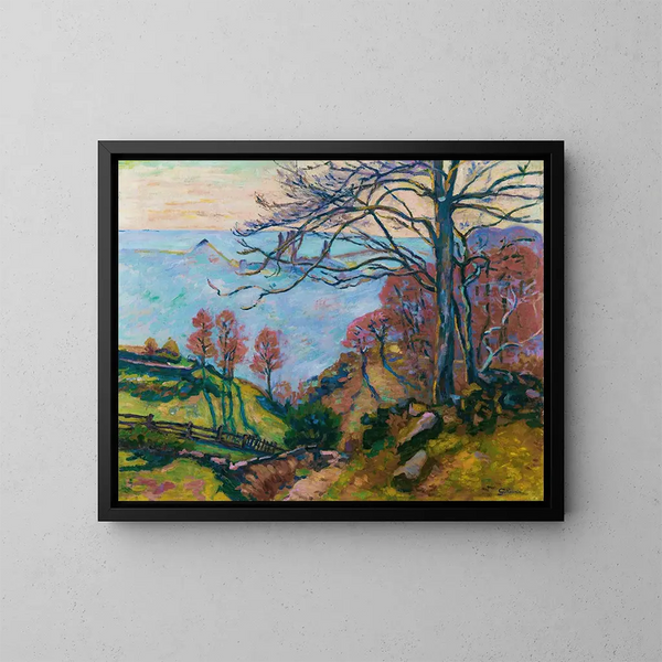 Les Brioches - Armand Guillaumin — indrammet kunstværk på væggen