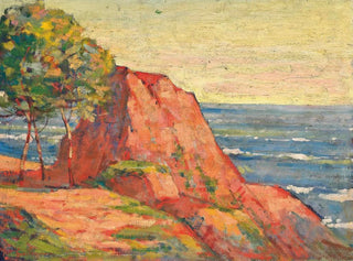 Les roches rouges d'Agay - Armand Guillaumin — visning af kunstværket