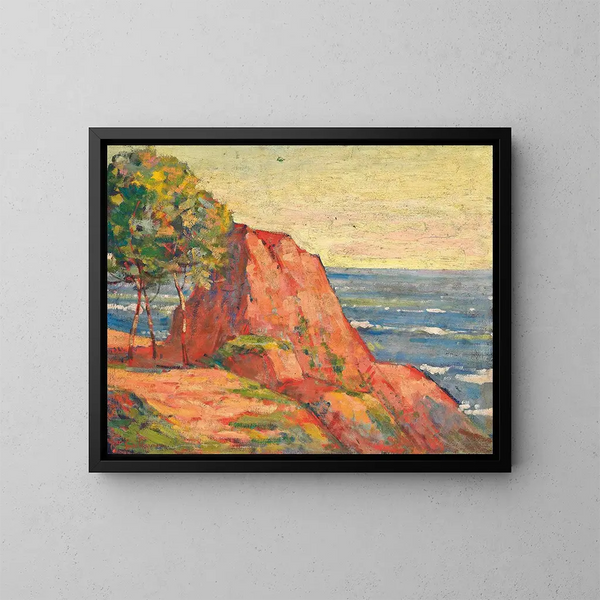 Les roches rouges d'Agay - Armand Guillaumin — indrammet kunstværk på væggen