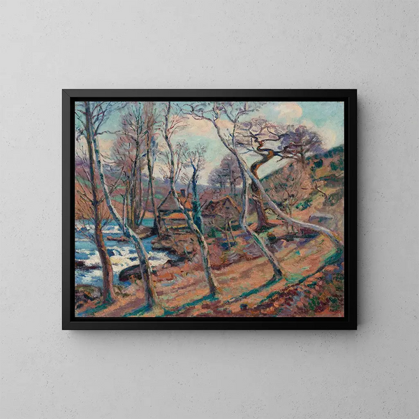 Moulin Bouchardon - Armand Guillaumin — indrammet kunstværk på væggen