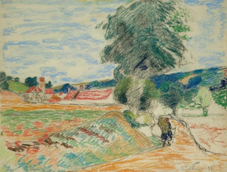 Landskab af Île-de-France - Armand Guillaumin — visning af kunstværket