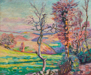 Landskab af Crozant, Creuse - Armand Guillaumin — visning af kunstværket