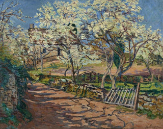 forårlandskab - Armand Guillaumin — visning af kunstværket