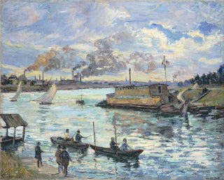 Scène de rivière - Armand Guillaumin — visning af kunstværket