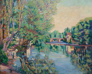 Saint-Pré under Vézelay - Armand Guillaumin — visning af kunstværket