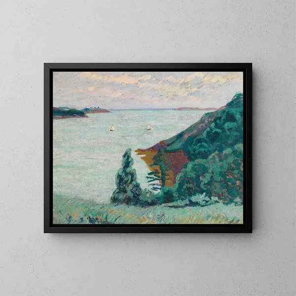 Saint-Servan - Armand Guillaumin — indrammet kunstværk på væggen