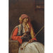 Reproduktion af maleriet Arnaut sidder - Jean-Léon Gérôme