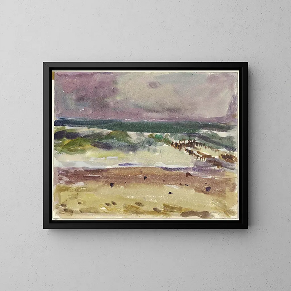 Motif de la mer à Sylt - Arno König — indrammet kunstværk på væggen