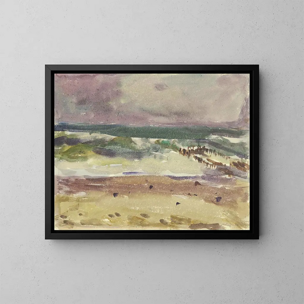 Motif de surf de Sylt - Arno König — indrammet kunstværk på væggen