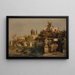 Taverne romaine antik - Arnold Böcklin — indrammet kunstværk på væggen