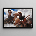 Bataille du Centaure - Arnold Böcklin — indrammet kunstværk på væggen