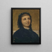 portræt af Margaretha Antoinette Mühly-Schermar - Arnold Böcklin — indrammet kunstværk på væggen