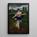 Flore dispersant des fleurs - Arnold Böcklin — indrammet kunstværk på væggen