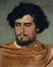 Tête d'un Romain - Arnold Böcklin — visning af kunstværket