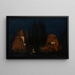L'Île des morts - Arnold Böcklin — indrammet kunstværk på væggen