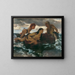 Idylle marine - Arnold Böcklin — indrammet kunstværk på væggen