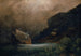 Lac de montagne med måger - Arnold Böcklin — visning af kunstværket
