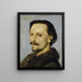Portrait af Adolf Bayersdorfer - Arnold Böcklin — indrammet kunstværk på væggen