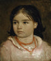 Portrait af Lucia, kunstnerens datter - Arnold Böcklin — visning af kunstværket