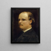 Portrait af professor Fritz Burckhardt-Brenner - Arnold Böcklin — indrammet kunstværk på væggen