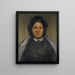 Portrait af Sibylla Müller-Kleyling - Arnold Böcklin — indrammet kunstværk på væggen