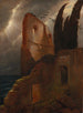Ruine ved havkanten - Arnold Böcklin — visning af kunstværket